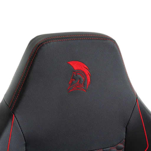 Gamer szék fekete-piros, lábtartóval Warrior (RL-511O) - 21