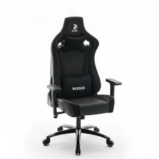 WARRIOR gamer szék, forgószék fekete - bársony + PU bőr (PREMIUM-B08-PU)