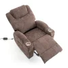 Elektromos relax fekvőfotel, barna zsenília szövet (JN-D8116C51 BROWN) thumbnail