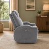 Elektromos relax fekvőfotel, szürke zsenília szövet (JN-D8116C51 GREY) thumbnail
