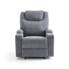 Elektromos relax fekvőfotel, szürke zsenília szövet (JN-D8116C51 GREY) thumbnail