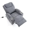 Elektromos relax fekvőfotel, szürke zsenília szövet (JN-D8116C51 GREY) thumbnail
