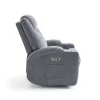 Elektromos relax fekvőfotel, szürke zsenília szövet (JN-D8116C51 GREY) thumbnail