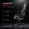 Warrior gamer szék, forgószék fekete-szürke (GAMER-BASIC-1-BLACK-GREY) thumbnail