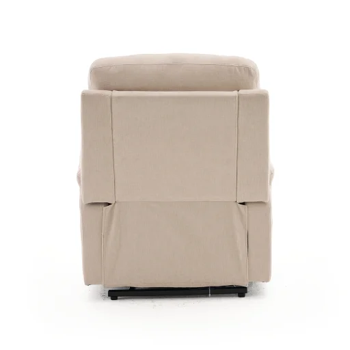 Felállást segítő relax elektromos fekvőfotel, bézs zsenilia szövet (JN-L8016A51) - 7