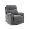 Felállást segítő relax elektromos fekvőfotel, szürke zsenilia szövet (JN-L8016A51) thumbnail