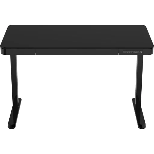 Elektromosan, elektronikusan állítható magasságú íróasztal fekete lappal (ET119WC-BLACK-WOODBLACK)  - 9